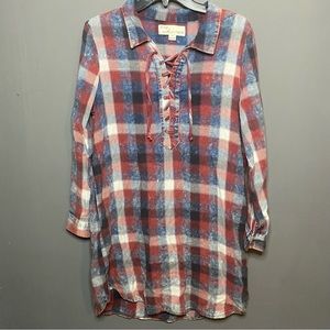 Vintage Havana plaid dress